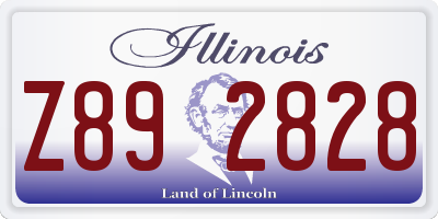 IL license plate Z892828