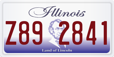 IL license plate Z892841