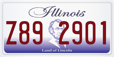 IL license plate Z892901