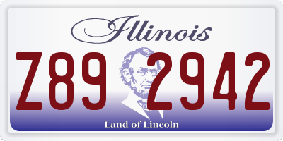IL license plate Z892942