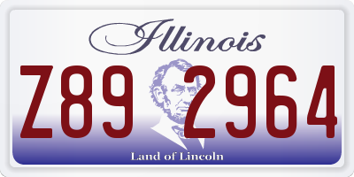 IL license plate Z892964