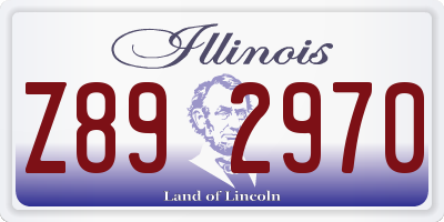 IL license plate Z892970