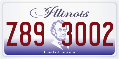 IL license plate Z893002