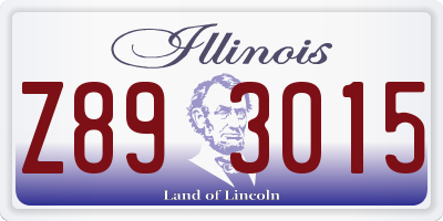 IL license plate Z893015