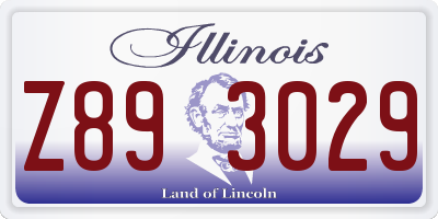 IL license plate Z893029