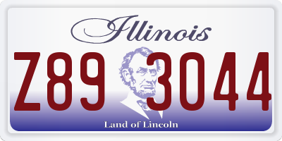 IL license plate Z893044