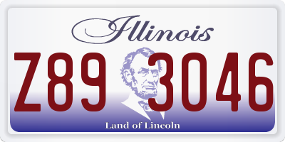 IL license plate Z893046