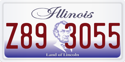 IL license plate Z893055