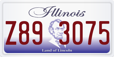 IL license plate Z893075