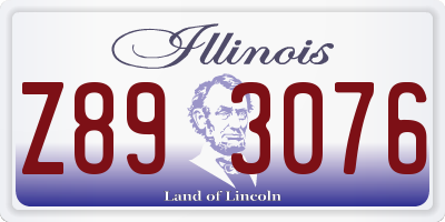 IL license plate Z893076