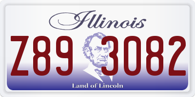 IL license plate Z893082