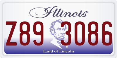 IL license plate Z893086