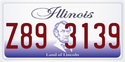 IL license plate Z893139