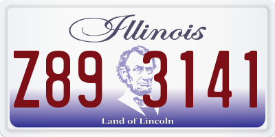 IL license plate Z893141