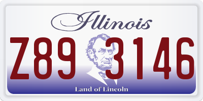 IL license plate Z893146