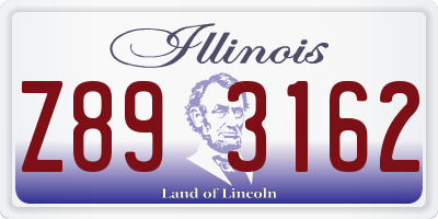 IL license plate Z893162