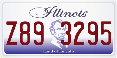 IL license plate Z893295