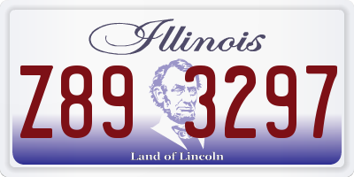 IL license plate Z893297