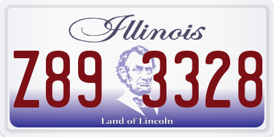 IL license plate Z893328