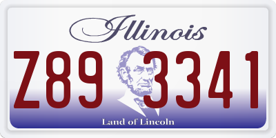 IL license plate Z893341