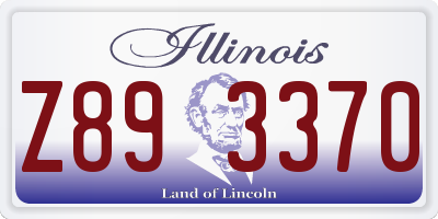 IL license plate Z893370