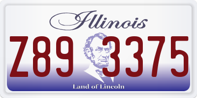 IL license plate Z893375