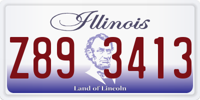 IL license plate Z893413