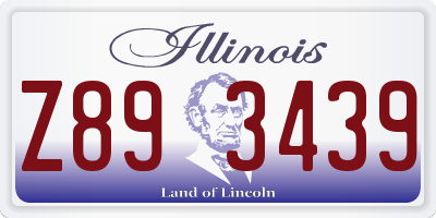 IL license plate Z893439