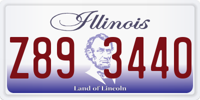 IL license plate Z893440