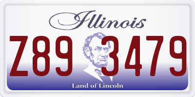 IL license plate Z893479
