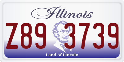 IL license plate Z893739