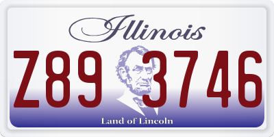 IL license plate Z893746