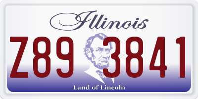 IL license plate Z893841