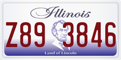 IL license plate Z893846
