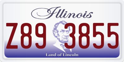 IL license plate Z893855