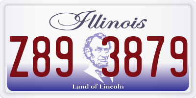 IL license plate Z893879