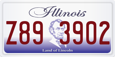 IL license plate Z893902