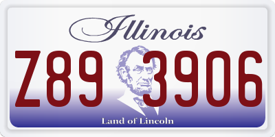 IL license plate Z893906