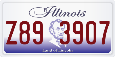 IL license plate Z893907