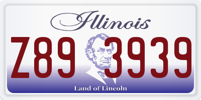 IL license plate Z893939