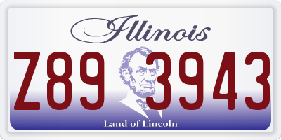 IL license plate Z893943