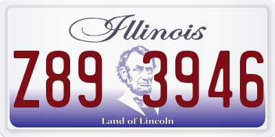 IL license plate Z893946
