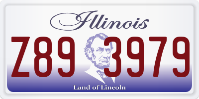 IL license plate Z893979