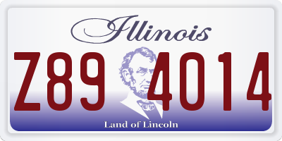 IL license plate Z894014