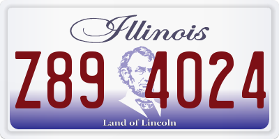 IL license plate Z894024