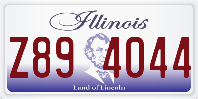 IL license plate Z894044