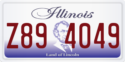 IL license plate Z894049