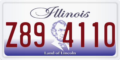 IL license plate Z894110