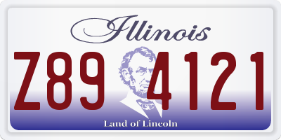 IL license plate Z894121