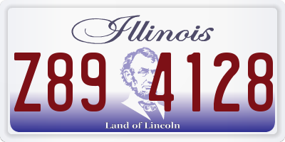 IL license plate Z894128